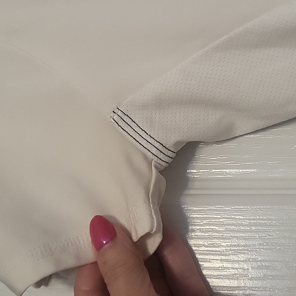 Adidas Golf Shirt  - size M - white - clima cool - GUC - K - Picture 4 of 8